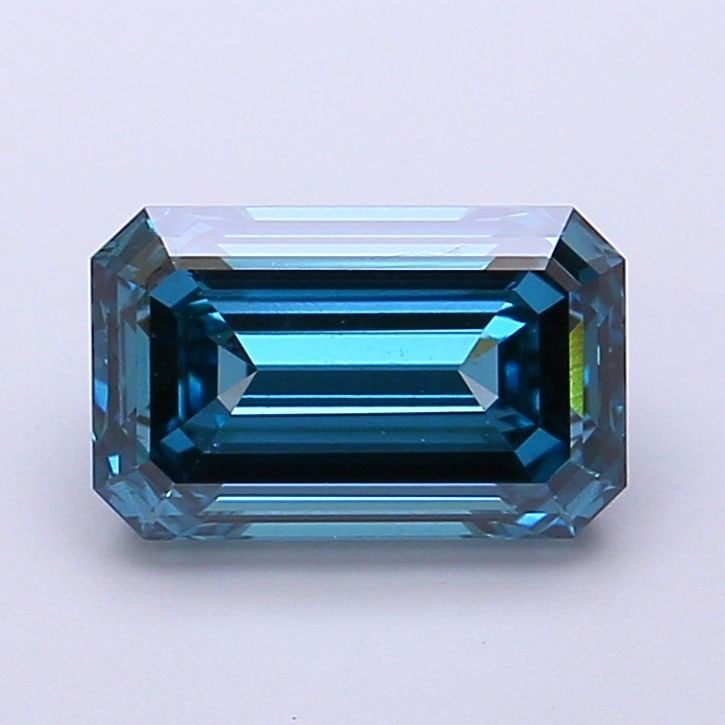Loose Diamond - EMERALD 2.12ct Fancy Vivid Blue VS1: Loose Diamond - EMERALD 2.12ct Fancy Vivid Blue VS1 Source: This is a real non-mined Diamond that has been grown in a lab Shape: EMERALD Carats: 2.12 Color: Fancy Vivid Blue Certification: NONE Video: