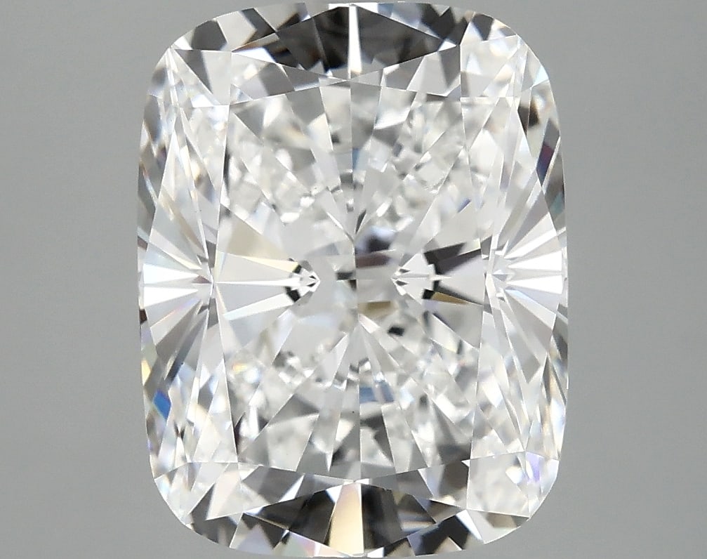 Loose Diamond - CUSHION 4.91ct E VVS2: Loose Diamond - CUSHION 4.91ct E VVS2 Source: This is a real non-mined Diamond that has been grown in a lab Shape: CUSHION Carats: 4.91 Color: E Clarity: VVS2 Certification: IGI Condition: Pre-Owned P