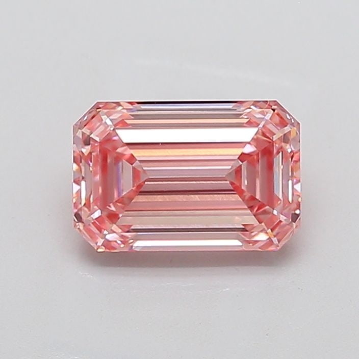 Loose Diamond - EMERALD 2.54ct Fancy Vivid Pink VS1: Loose Diamond - EMERALD 2.54ct Fancy Vivid Pink VS1 Source: This is a real non-mined Diamond that has been grown in a lab Shape: EMERALD Carats: 2.54 Color: Fancy Vivid Pink Certification: IGI Video: