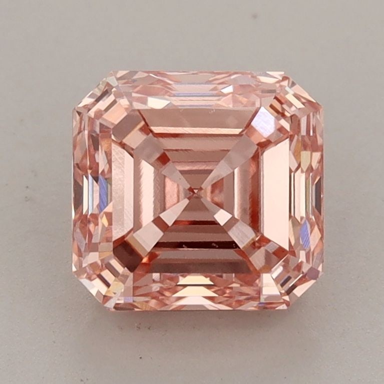 Loose Diamond - ASSCHER 2.05ct Fancy Intense Pink VS1: Loose Diamond - ASSCHER 2.05ct Fancy Intense Pink VS1 Source: This is a real non-mined Diamond that has been grown in a lab Shape: ASSCHER Carats: 2.05 Color: Fancy Intense Pink Certification: IGI PLE