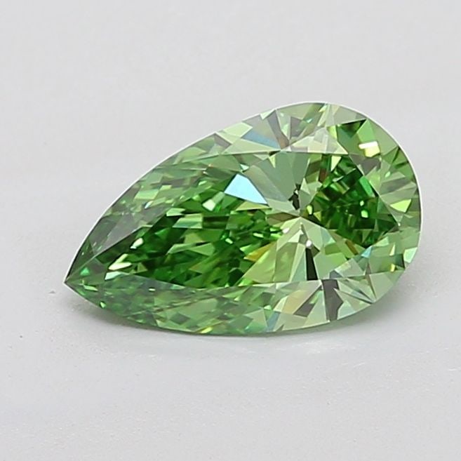 Loose Diamond - PEAR 1.5ct Fancy Vivid Green VVS2: Loose Diamond - PEAR 1.5ct Fancy Vivid Green VVS2 Source: This is a real non-mined Diamond that has been grown in a lab Shape: PEAR Carats: 1.5 Color: Fancy Vivid Green Certification: IGI Video: