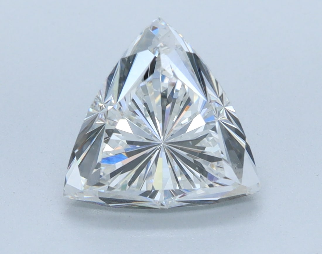 Loose Diamond - TRILLIANT 2.02ct E VVS2: Loose Diamond - TRILLIANT 2.02ct E VVS2 Source: This is a real non-mined Diamond that has been grown in a lab Shape: TRILLIANT Carats: 2.02 Color: E Clarity: VVS2 Certification: IGI Condition: Pre-Own