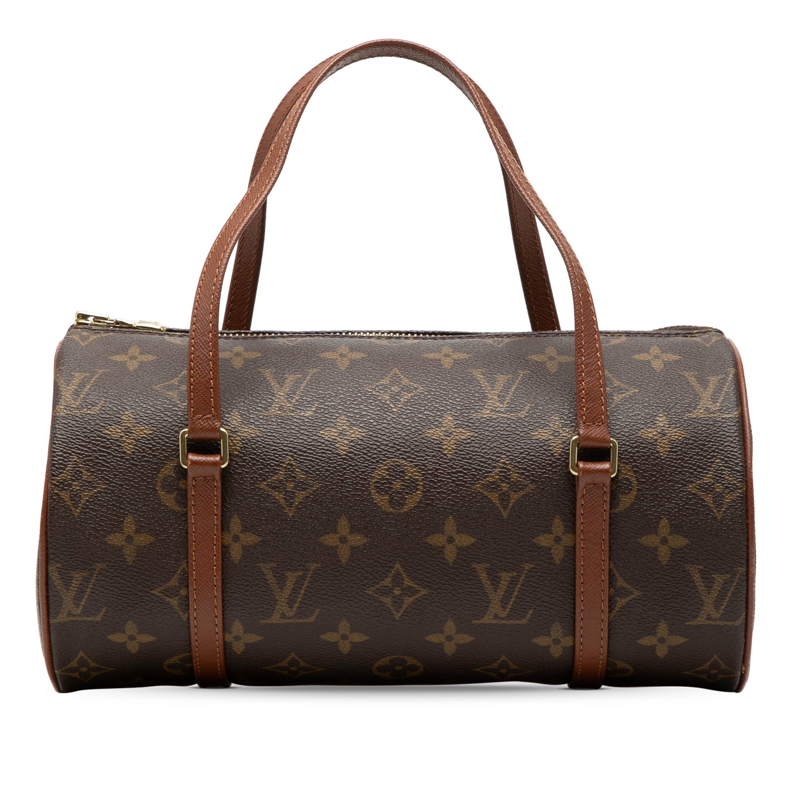Louis Vuitton Papillon 26 Monogram Canvas Brown Bag: Louis Vuitton Papillon 26 Monogram Canvas Brown Bag The Louis Vuitton Monogram Papillon 26 is a classic handbag crafted from the brand's signature monogram canvas with flat leather handles and a top z
