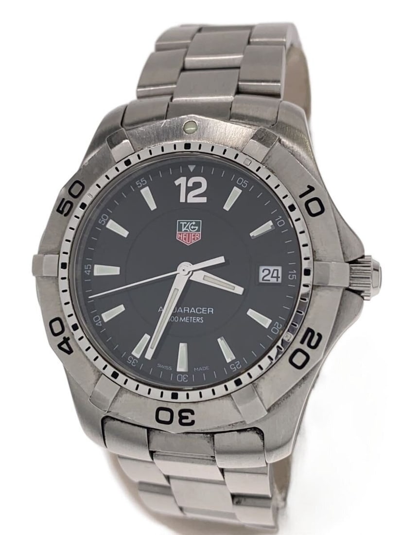 Tag Heuer Aquaracer Stainless Steel Quartz Diver Watch WAF1110 (1 of 6)