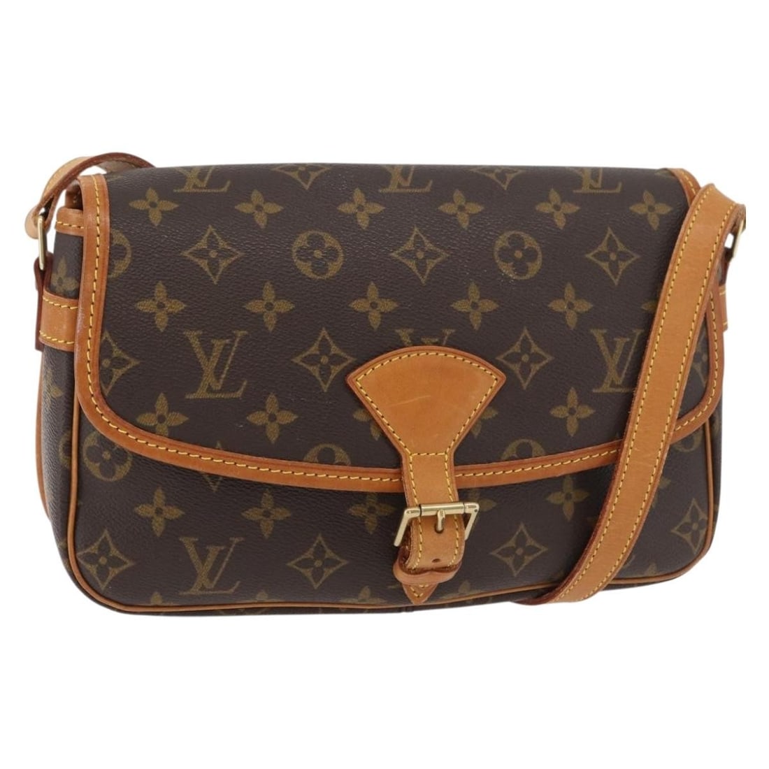 Louis Vuitton Sologne brown monogram canvas handbag: Louis Vuitton Sologne brown monogram canvas handbag This Louis Vuitton Sologne Handbag features the signature Monogram Canvas in brown, designed for women. The bag is crafted in France and offers a ve