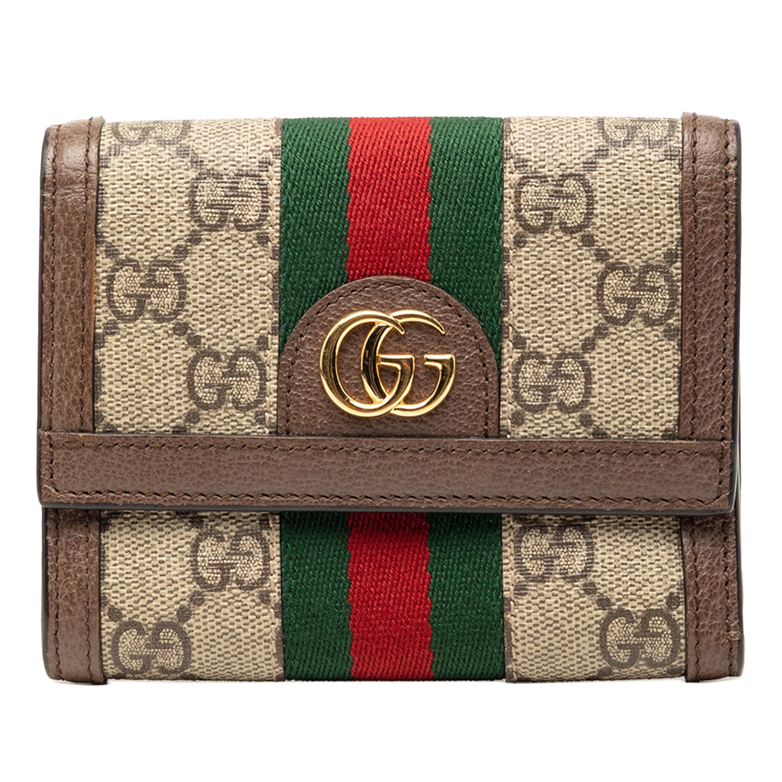Gucci Ophidia GG Supreme Trifold Wallet (1 of 8)