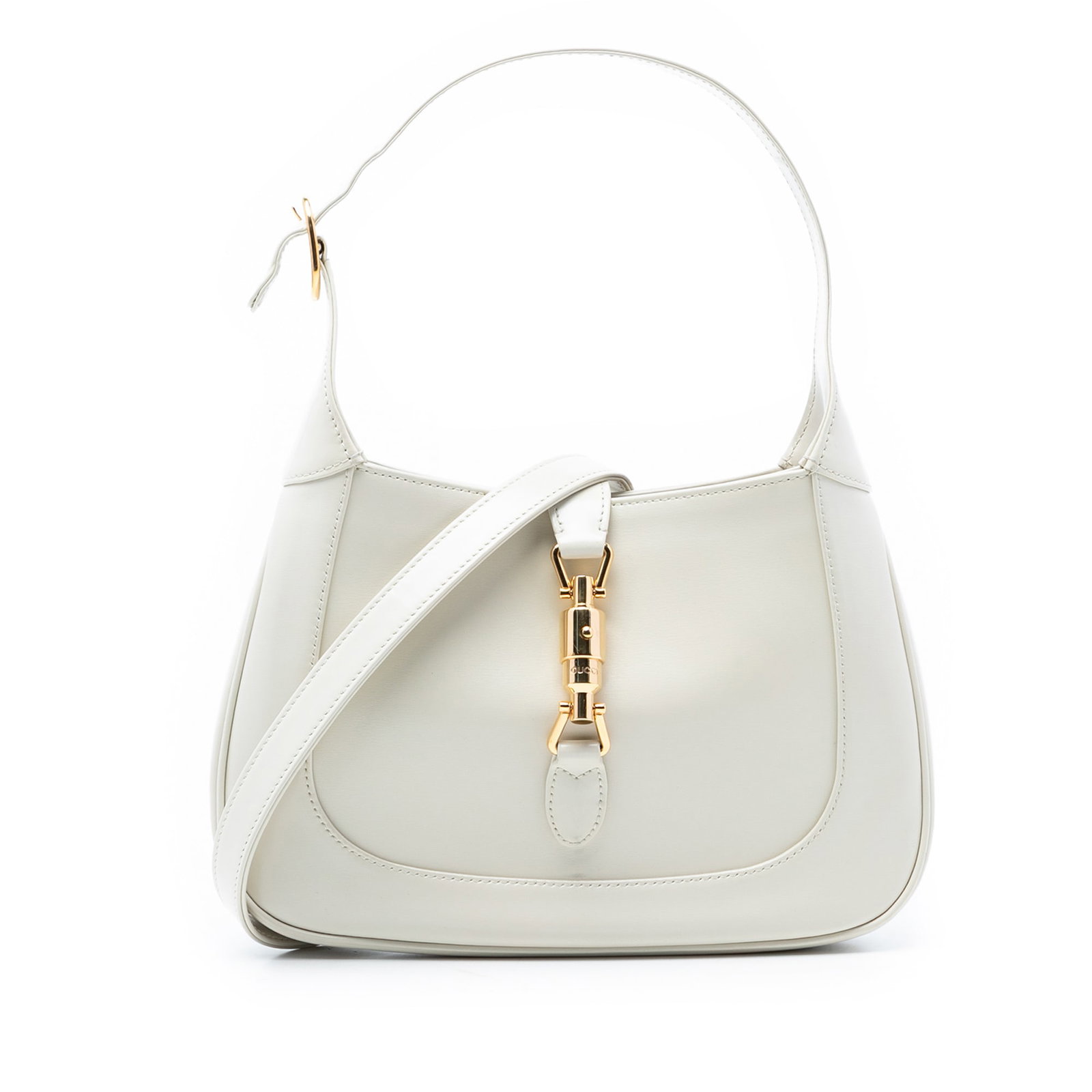 Gucci Jackie 1961 white leather crossbody bag (1 of 7)