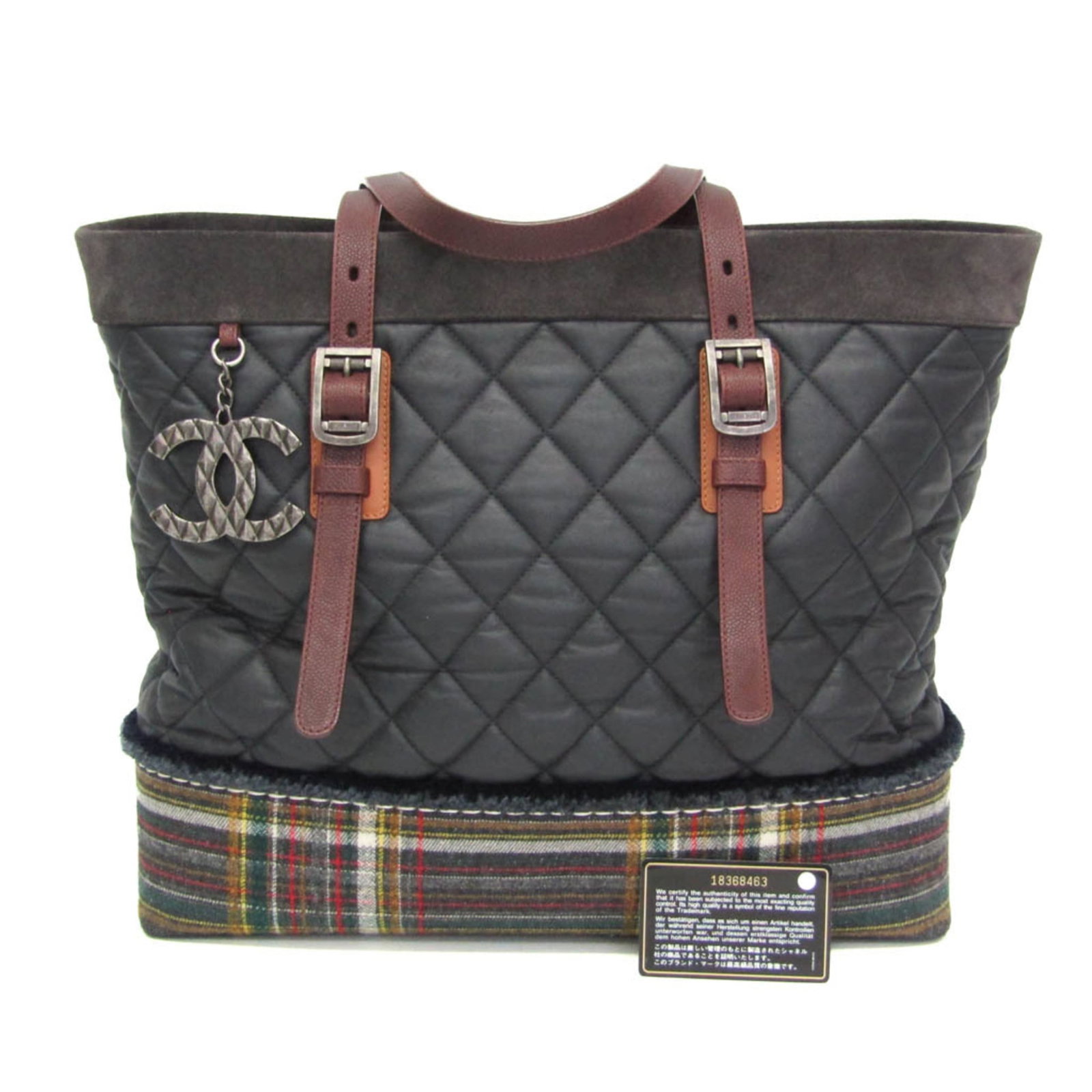 Chanel Paris Edinburgh Tweed Tote Bag (1 of 18)