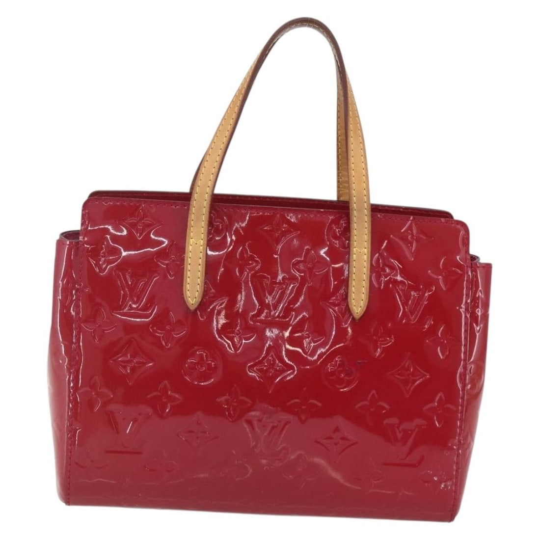 Louis Vuitton Catalina Pink Vernis Patent Leather Handbag France (1 of 18)