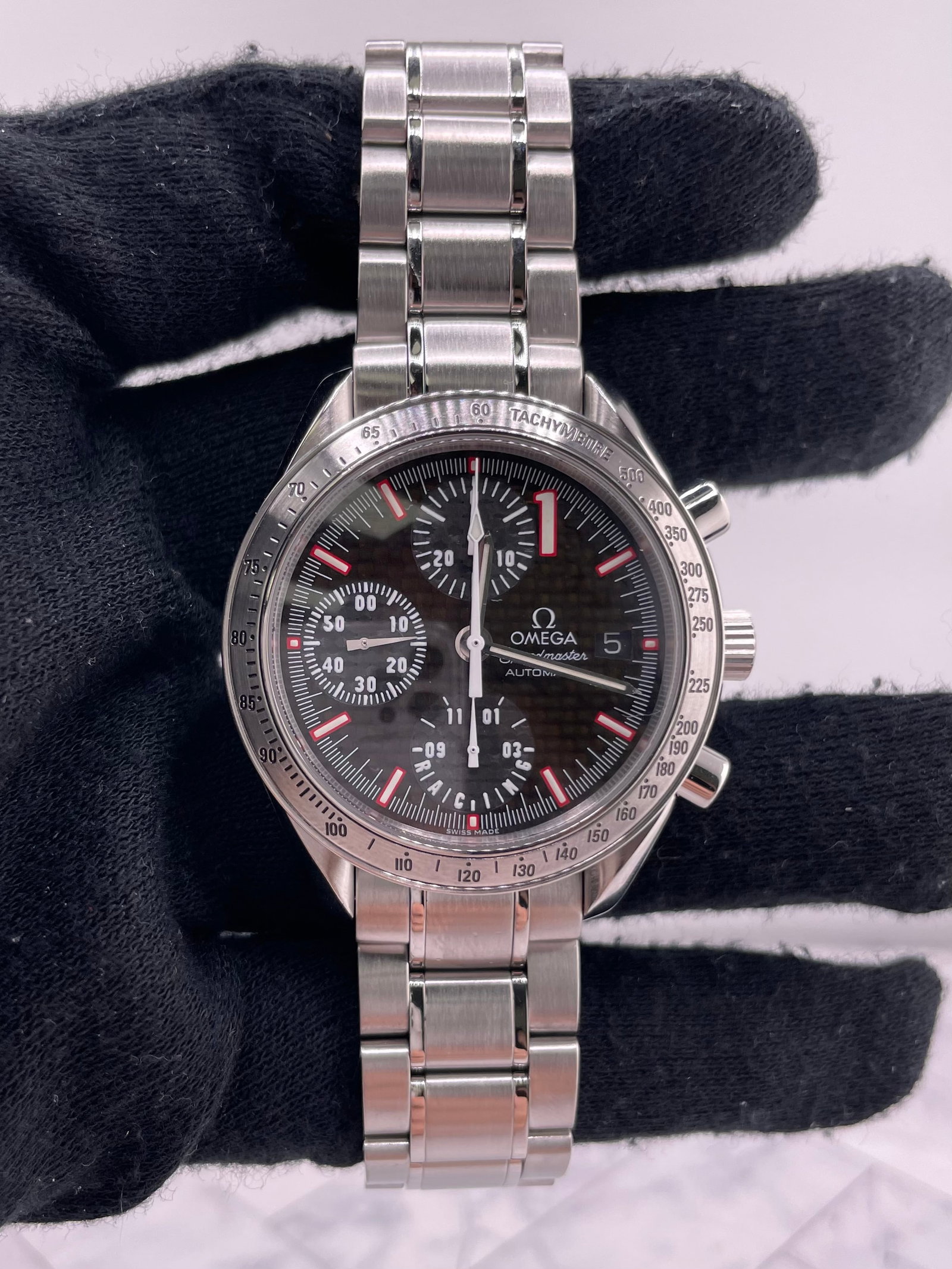 Omega Speedmaster 39mm Black Dial Stainless Steel Ref 3519.5 (1 of 5)