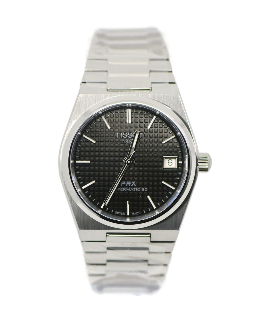 Tissot PRX 35mm Automatic Black Dial Steel Wristwatch (1 of 6)