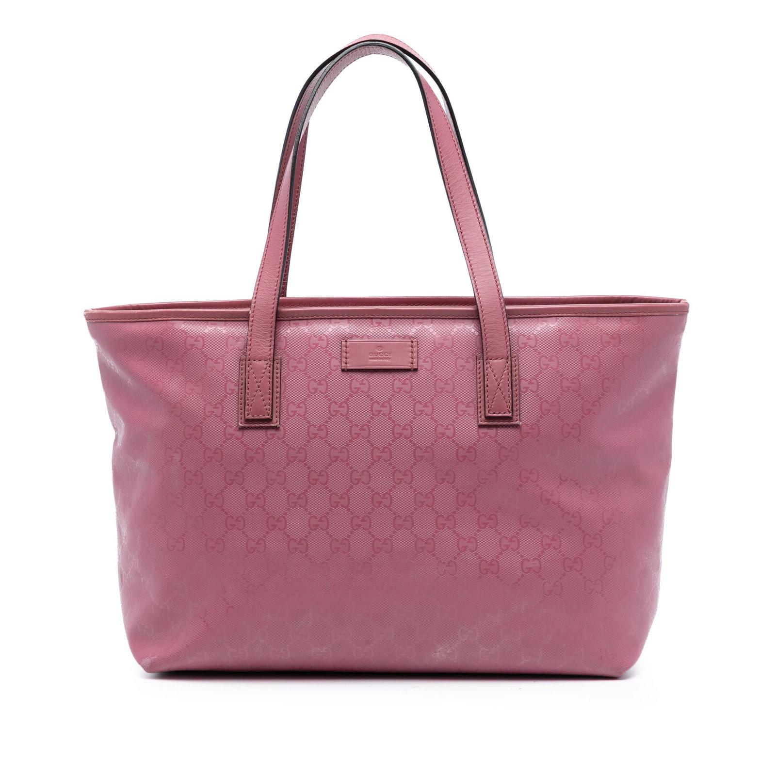 Pink Medium GG Imprime Tote Bag by Gucci in Coated Canvas (1 of 7)