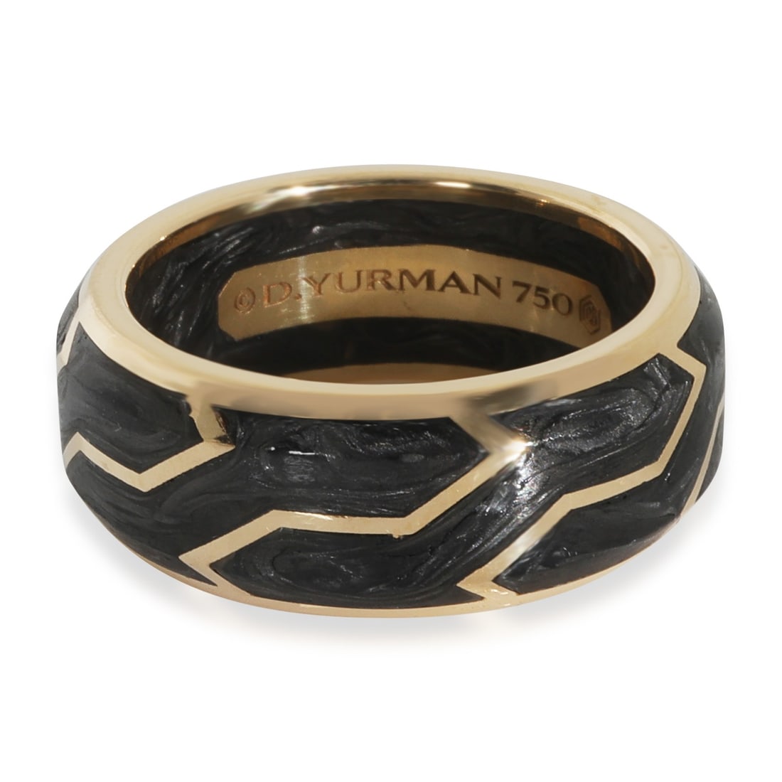 David Yurman 18k Yellow Gold Streamline Band Size 7 Unisex (1 of 3)