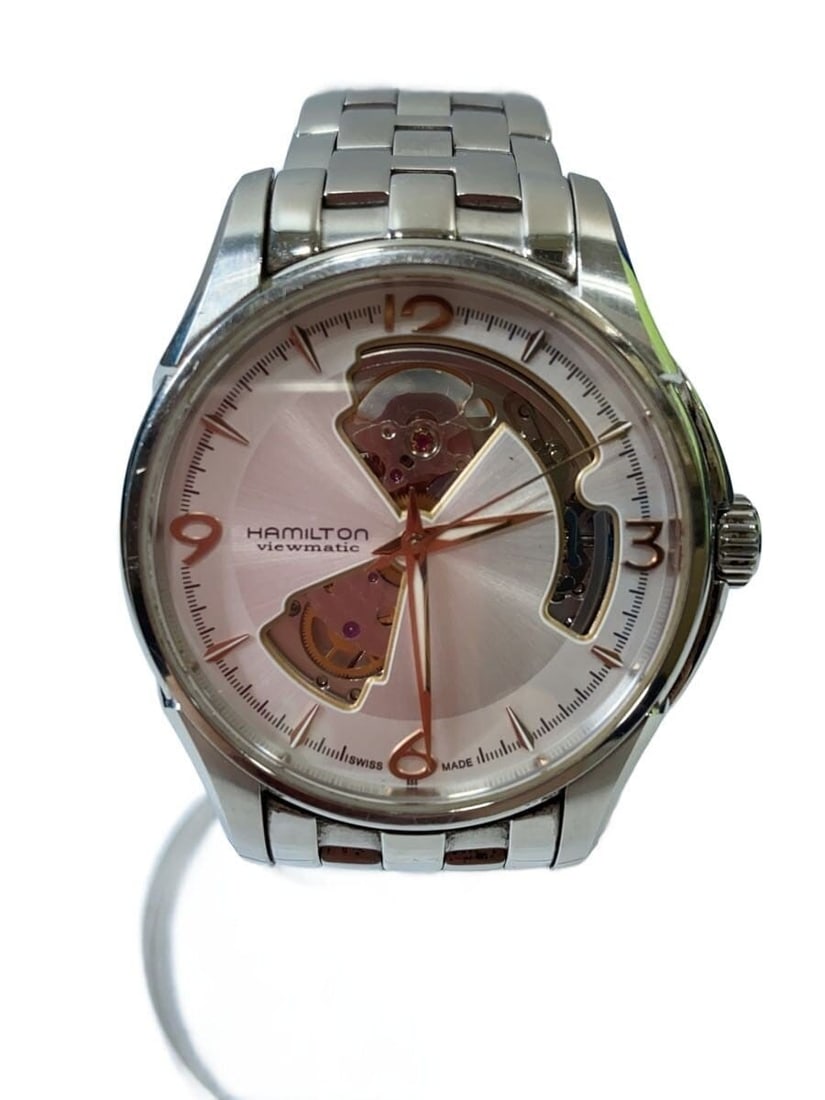 Hamilton Viewmatic Open Heart stainless steel men's wristwatch (1 of 7)