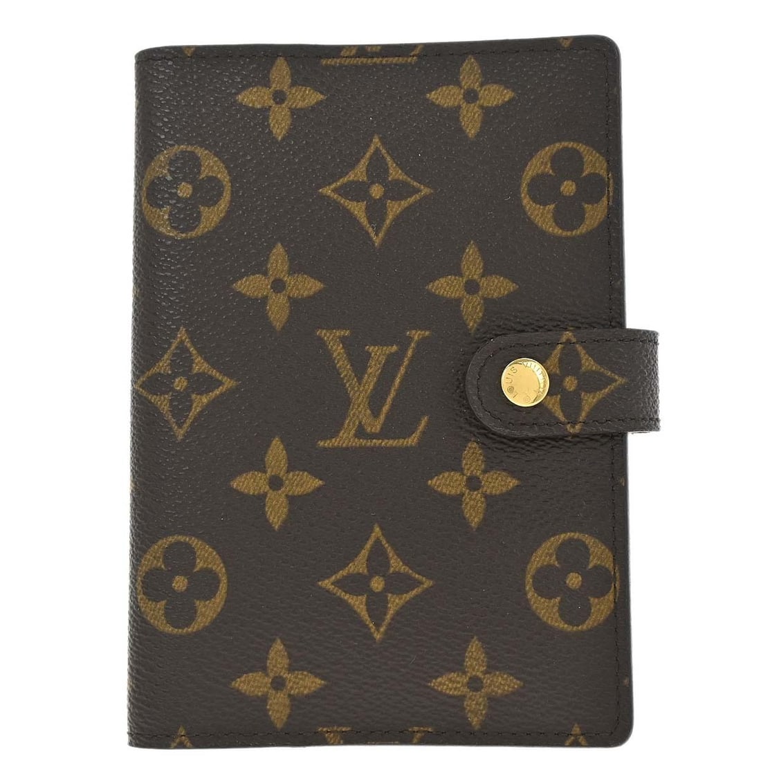 Louis Vuitton Agenda PM Monogram Notebook Cover R20005: Louis Vuitton Agenda PM Monogram Notebook Cover R20005 This Louis Vuitton Monogram Agenda PM notebook cover is crafted in brown monogram canvas and designed for women. Made in France, it combines icon