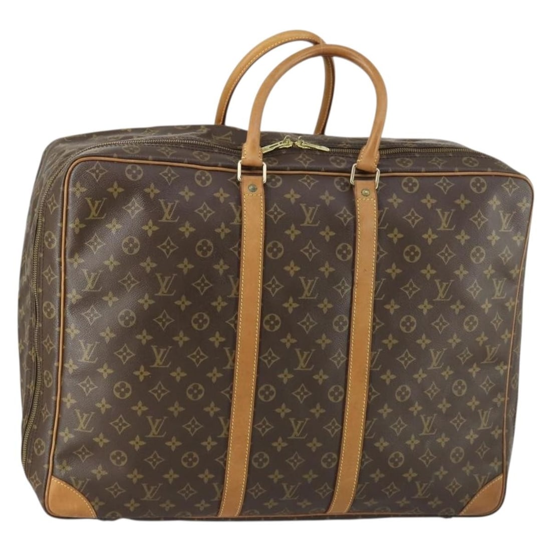 Louis Vuitton Sirius 55 Monogram Canvas Boston Bag M41404: Louis Vuitton Sirius 55 Monogram Canvas Boston Bag M41404 This Louis Vuitton Monogram Sirius 55 Boston Bag features the iconic monogram canvas exterior and is designed for women. The bag measures appr