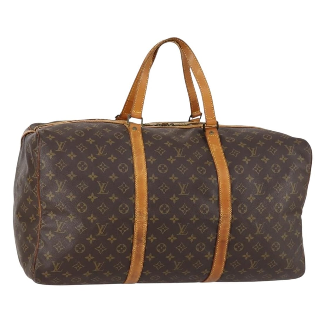 LOUIS VUITTON Monogram Sac Souple 55 Boston Bag M41622 Auth (1 of 18)