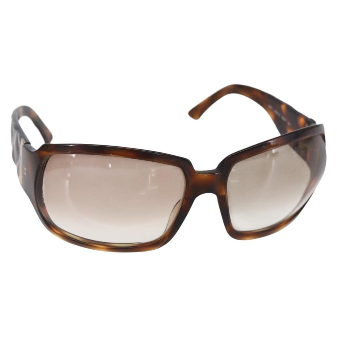 CHANEL Brown Plastic Sunglasses Made in Italy Auth SW1806 (1 of 10)