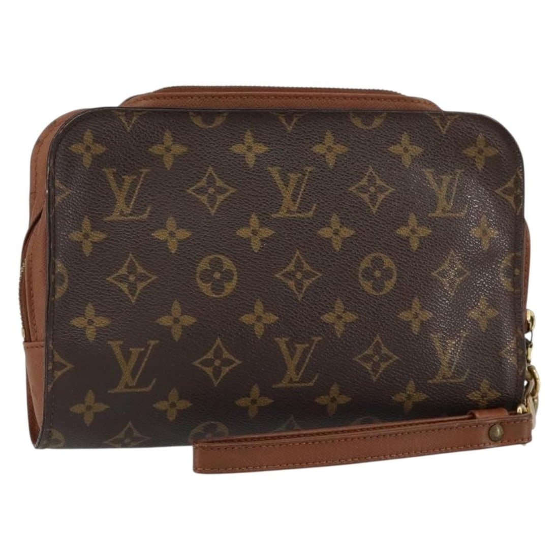 LOUIS VUITTON Monogram Orsay Clutch Bag M51790 Auth France (1 of 18)