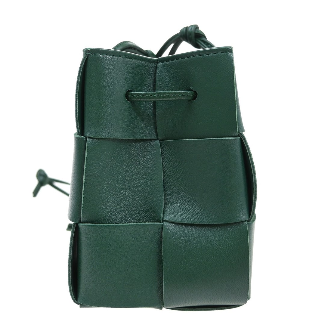 Bottega Veneta Intrecciato Green Mini Bucket Crossbody Bag (1 of 8)