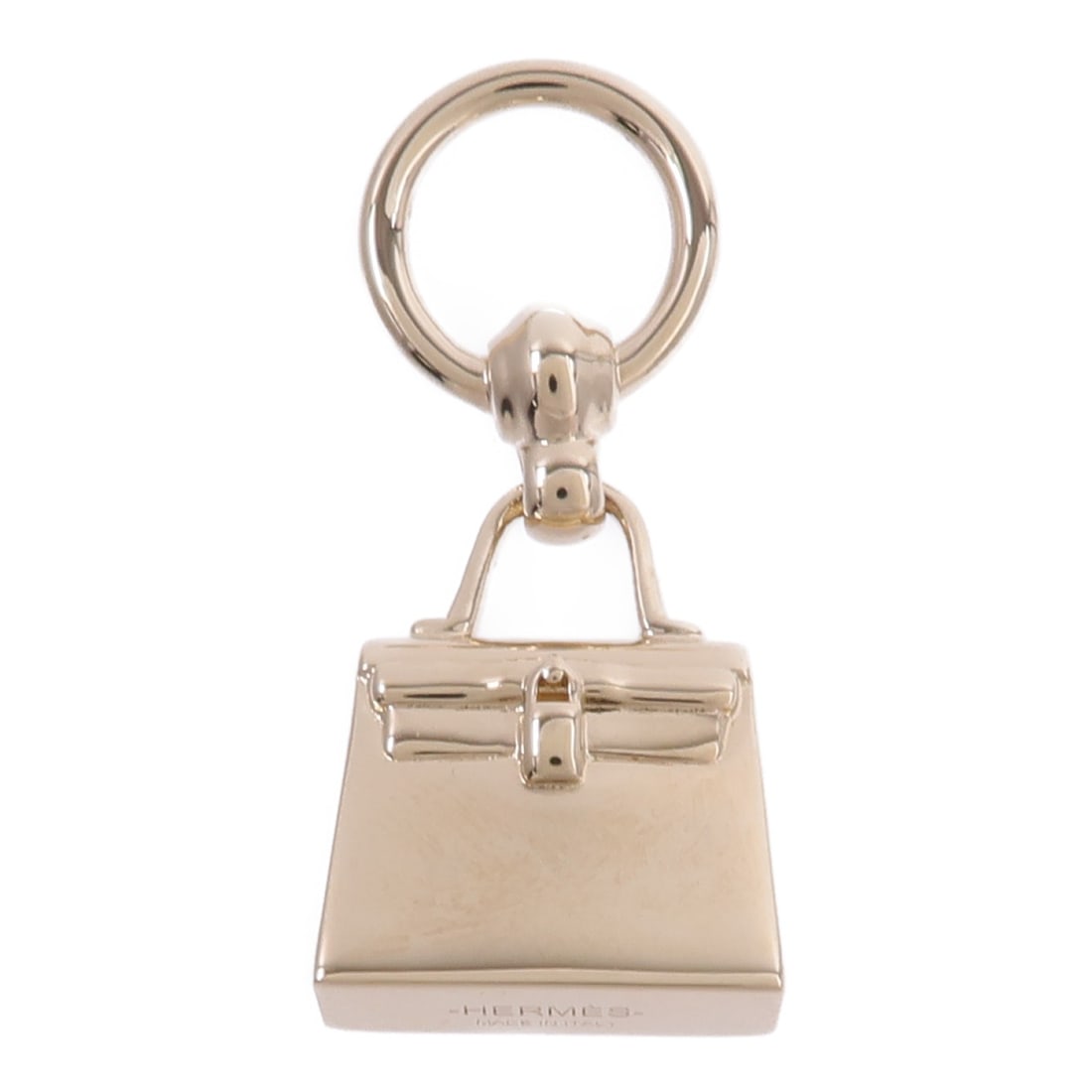 HERMES Gold Mini Kelly Twilly Scarf Ring: HERMES Gold Mini Kelly Twilly Scarf Ring This Hermes Mini Kelly Twilly scarf ring is crafted from gold-toned metal and designed specifically for women. It features a stylish and functional design, per