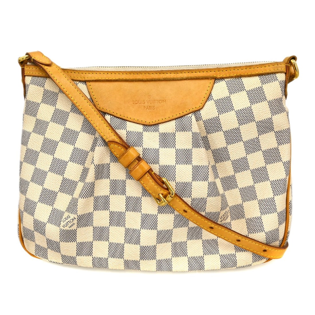 Louis Vuitton Siracusa PM Damier Azur Crossbody Bag (1 of 16)