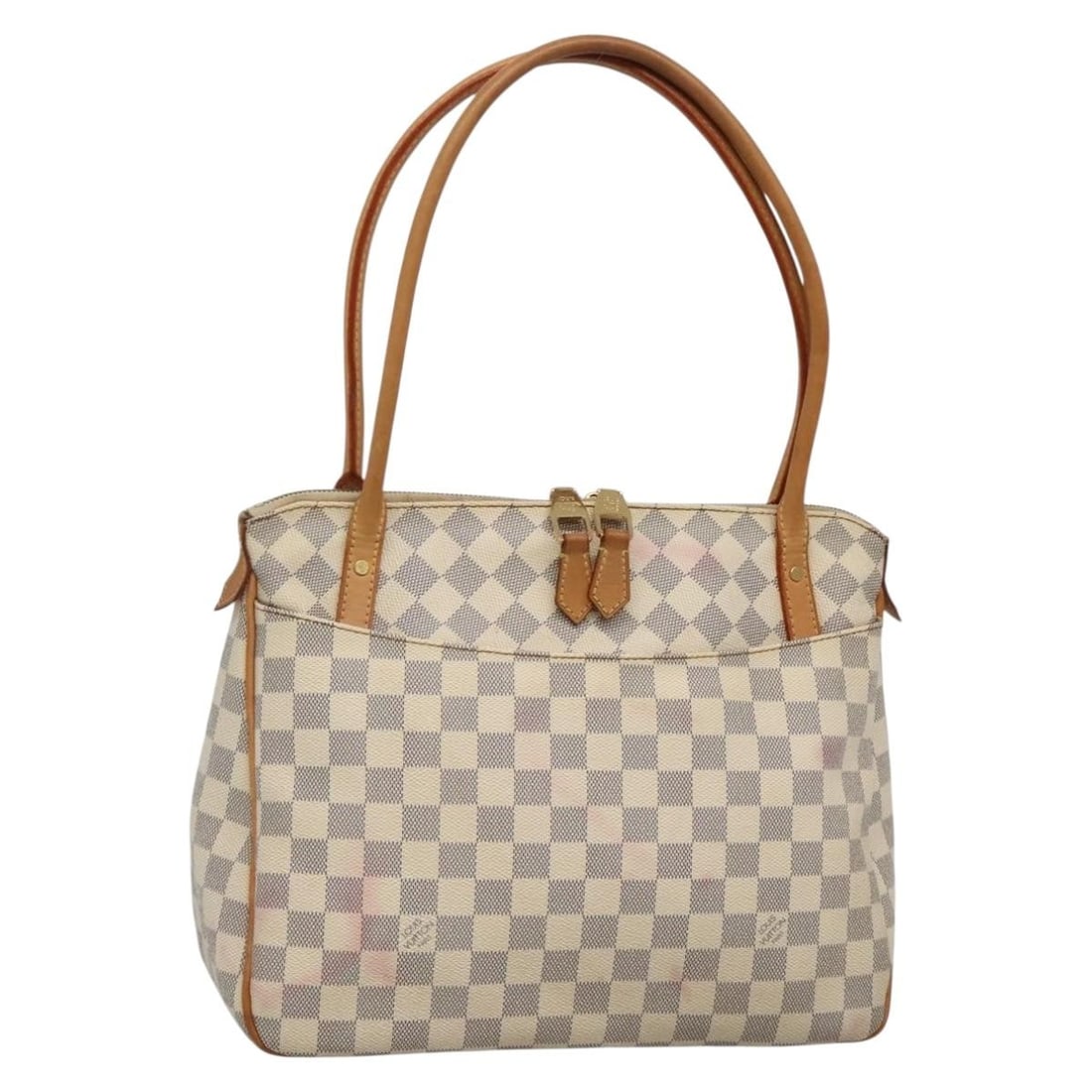 LOUIS VUITTON Damier Azur Figeri PM Shoulder Bag N41176 Authentic (1 of 18)