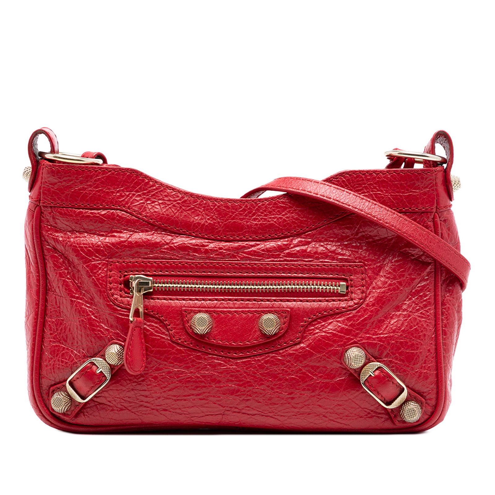 Balenciaga Giant 12 red lambskin hip crossbody bag (1 of 7)