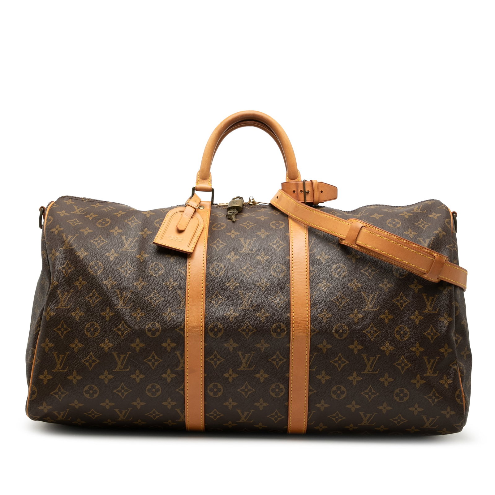 Louis Vuitton Monogram canvas travel bag Keepall Bandouliere 55 (1 of 7)