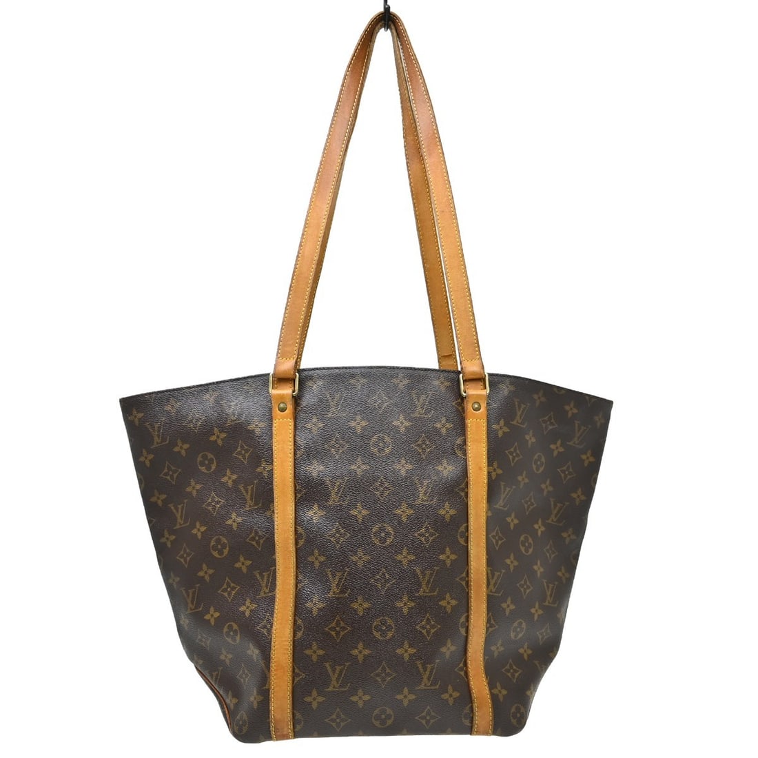 Louis Vuitton Monogram Canvas Sac Shopping Tote M51108: Louis Vuitton Monogram Canvas Sac Shopping Tote M51108 This Louis Vuitton Sac Shopping shoulder tote bag features the iconic Monogram canvas leather exterior with beige double handles and an open clos