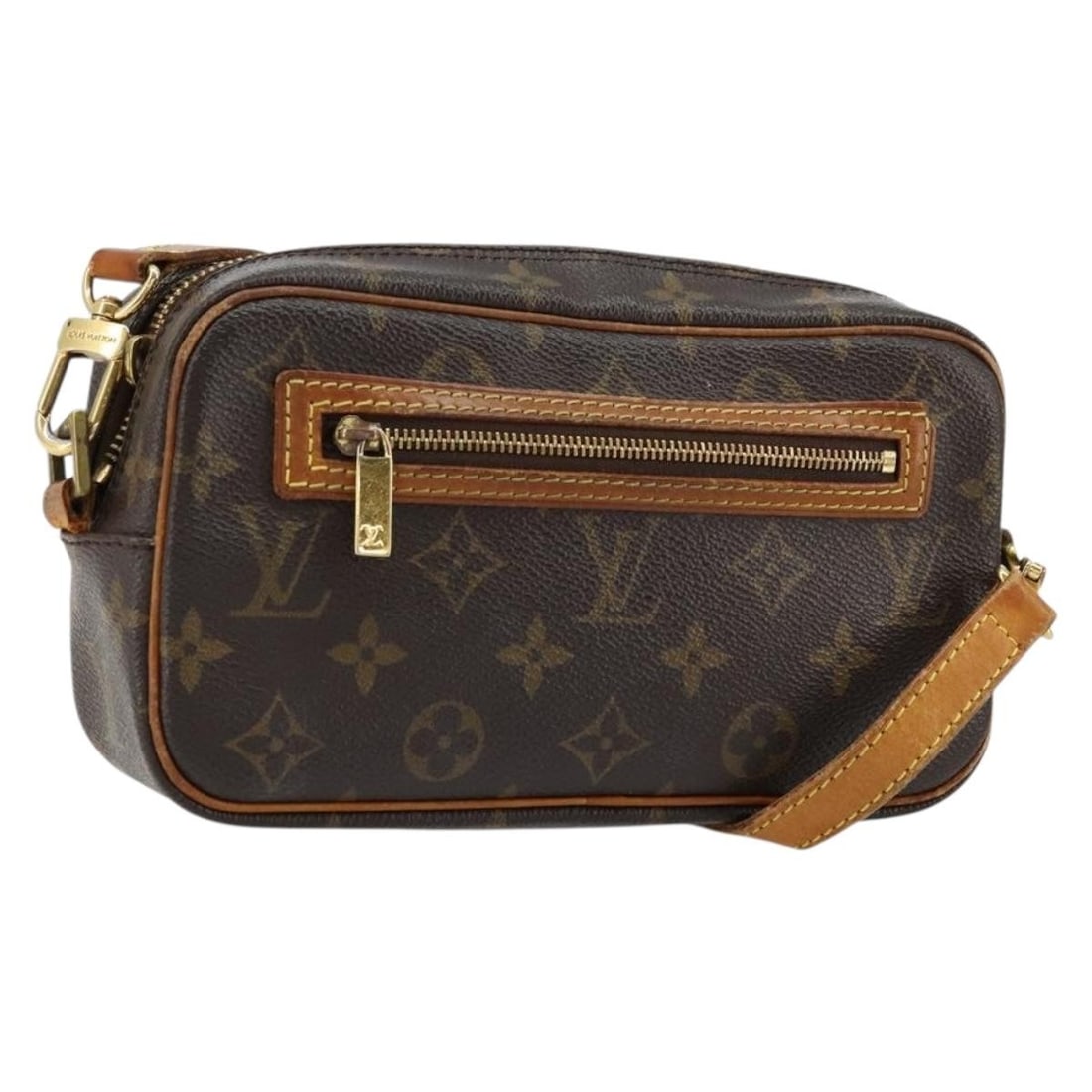 Louis Vuitton Monogram Canvas Pochette Cite Shoulder Bag M51183: Louis Vuitton Monogram Canvas Pochette Cite Shoulder Bag M51183 This Louis Vuitton Monogram Pochette Cite Shoulder Bag (model M51183) is crafted from signature monogram canvas and was made in France. 