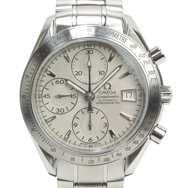 OMEGA Speedmaster 3211.30 Stainless Steel Chronograph Wristwatch: OMEGA Speedmaster 3211.30 Stainless Steel Chronograph Wristwatch This OMEGA Speedmaster Automatic men's wristwatch features a stainless steel case and is designed for reliable performance. The watch i