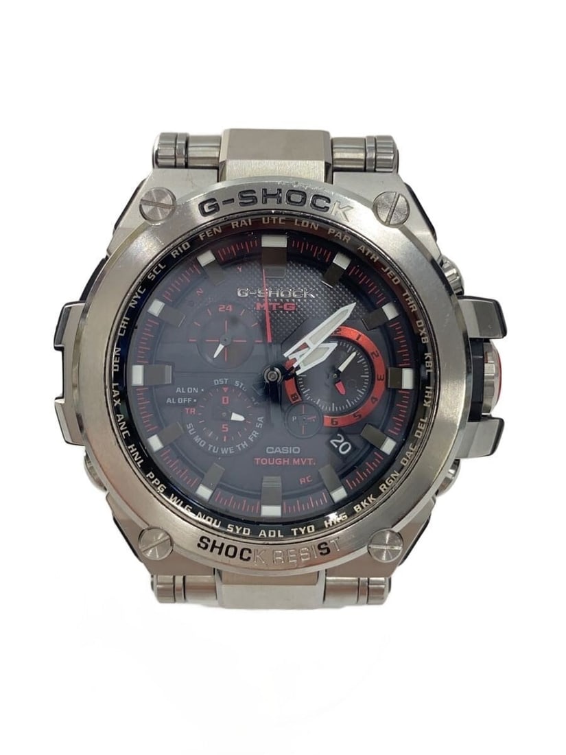 Casio G Shock MTG S10000D Stainless Steel Men's Quartz Wristwatch: Casio G Shock MTG S10000D Stainless Steel Men's Quartz Wristwatch This CASIO G-SHOCK Quartz MTG-S10000D men's wristwatch features a durable stainless steel construction with a silver finish. Designed 