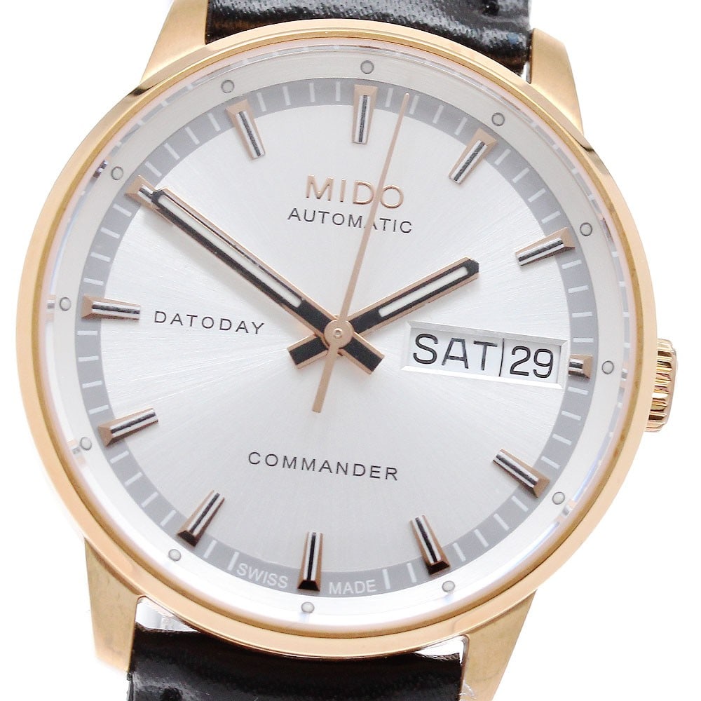 MIDO Commander II Chronometer Day Date Automatic Men's Wristwatch (1 of 6)