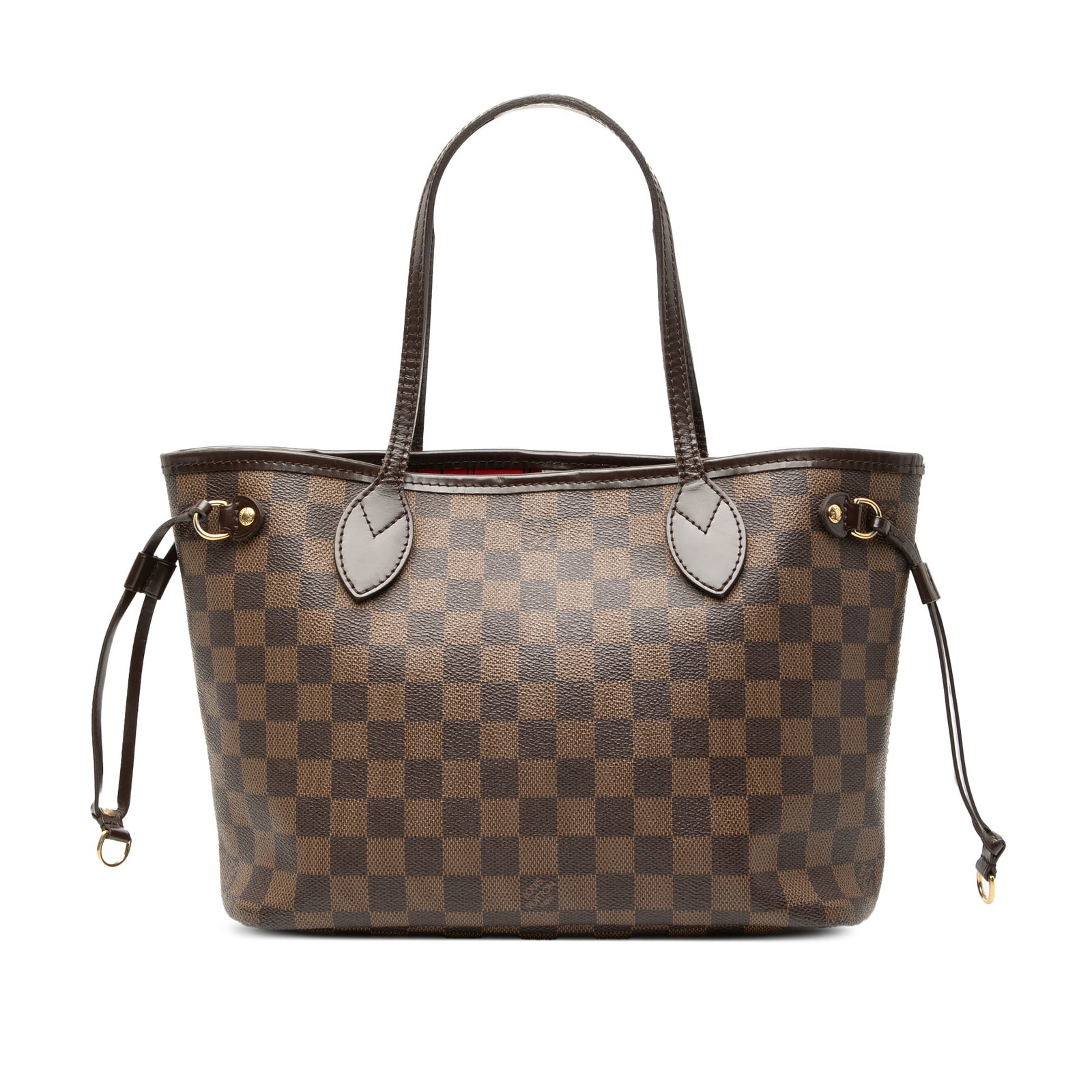 Louis Vuitton Neverfull PM Damier Ebene Brown Tote Bag (1 of 11)