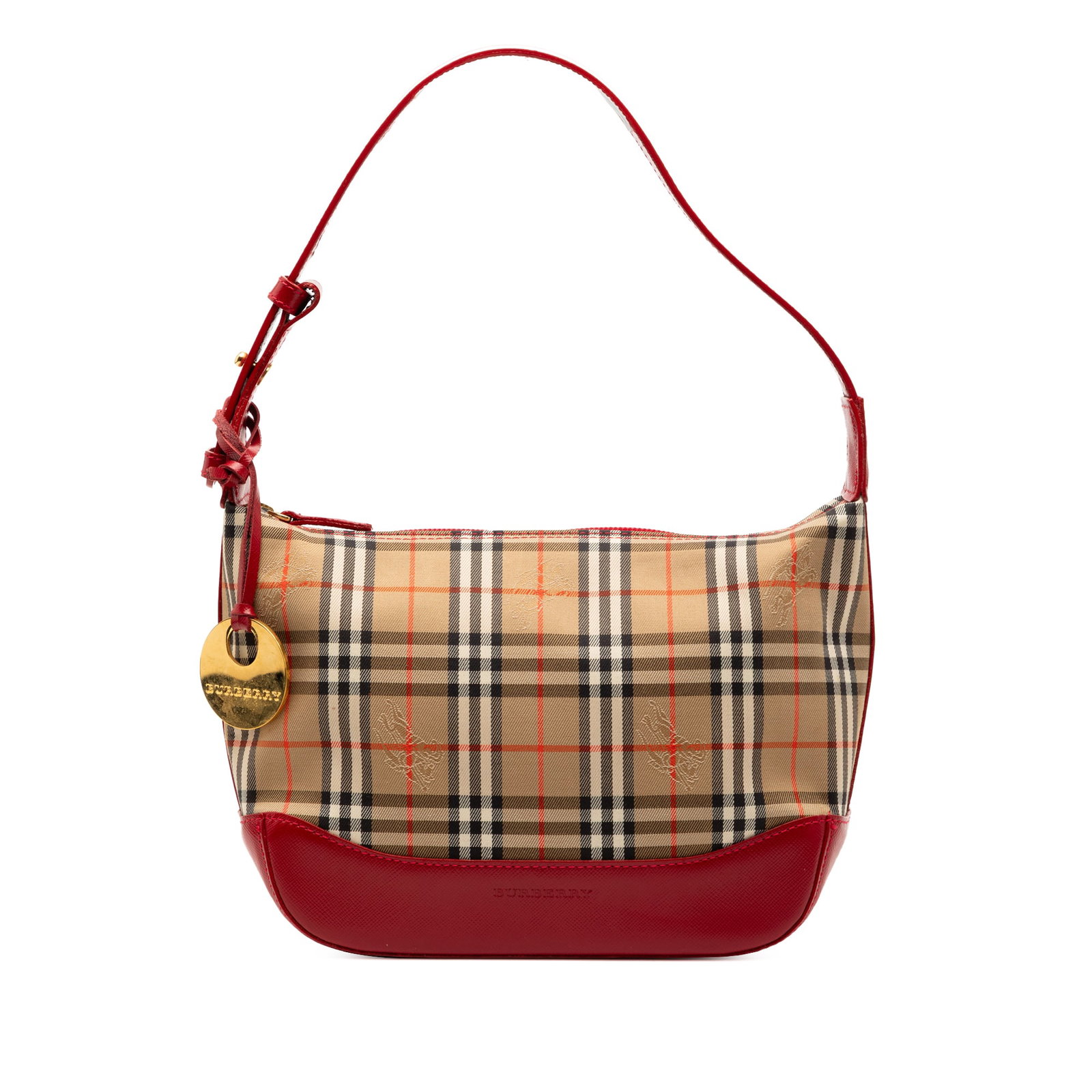 Shoulder Bag in Haymarket Check Canvas with Leather Trim by Burberry (1 of 6)