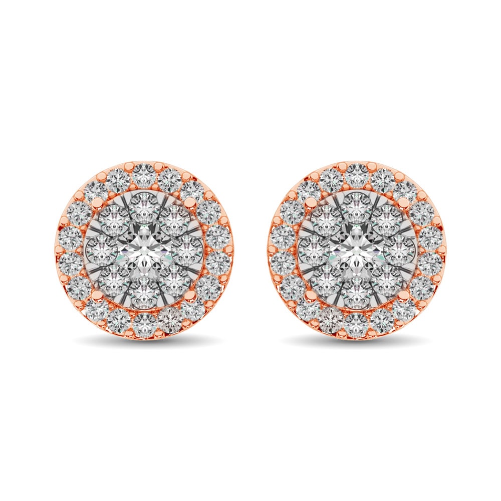 Diamond Stud earrings 3/4 Ct.tw in 14K Rose Gold: Diamond Stud earrings 3/4 Ct.tw in 14K Rose Gold 14k Rose Gold Stone Color: Gh Stone Clarity: I1 This item may take 2-5 weeks for shipping. PLEASE NOTE: Framed, Large, or heavy items do not have