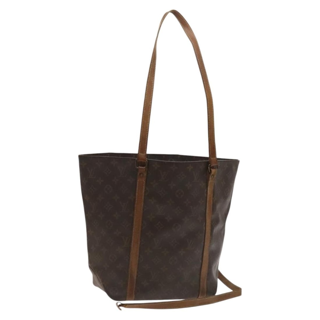 Louis Vuitton Monogram Canvas Sac Shopping Tote Bag M51108 for Women: Louis Vuitton Monogram Canvas Sac Shopping Tote Bag M51108 for Women This Louis Vuitton Monogram Sac Shopping Tote Bag, model M51108, features the iconic monogram canvas exterior and is designed for