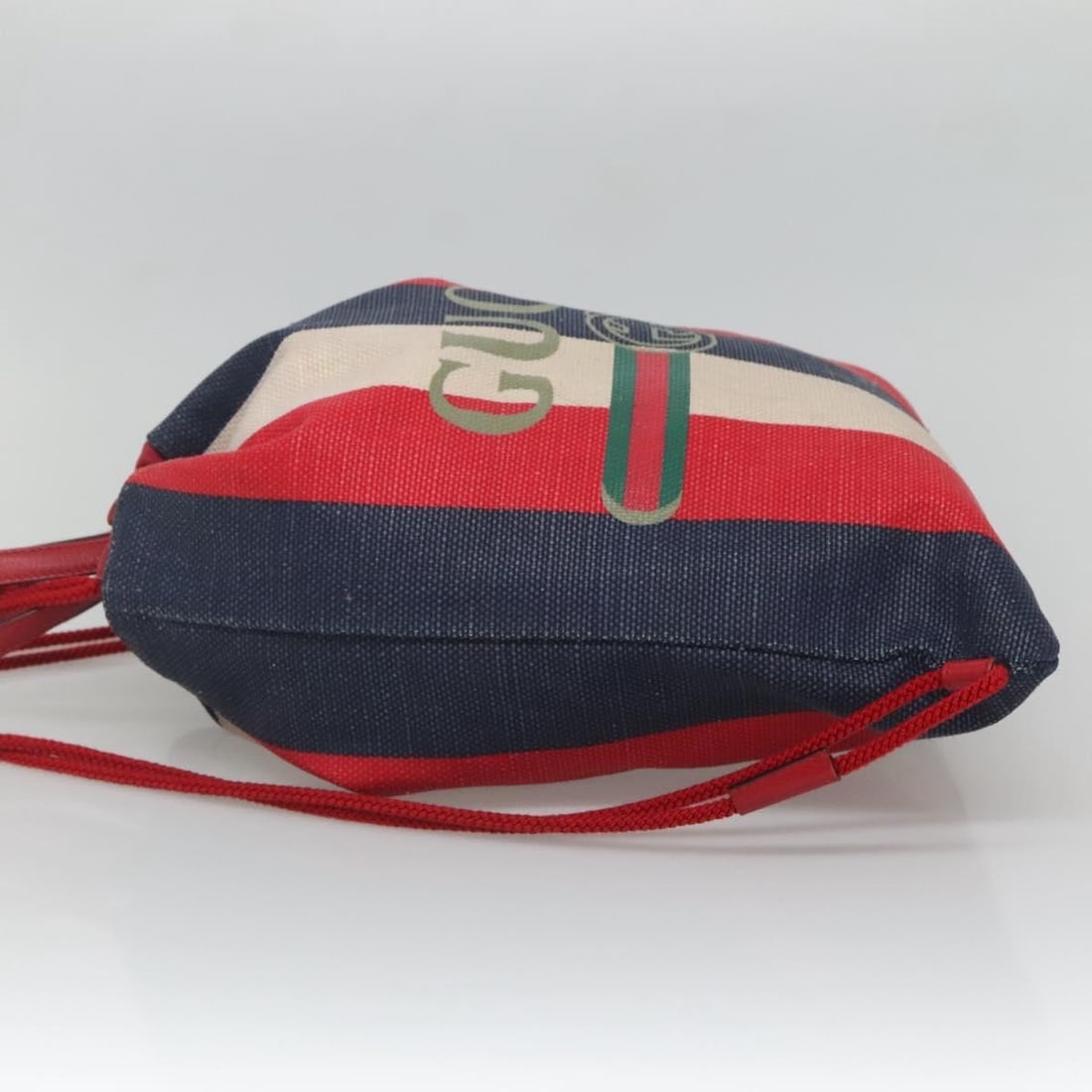 Gucci Logo Drawstring Canvas Backpack Multicolour - 3