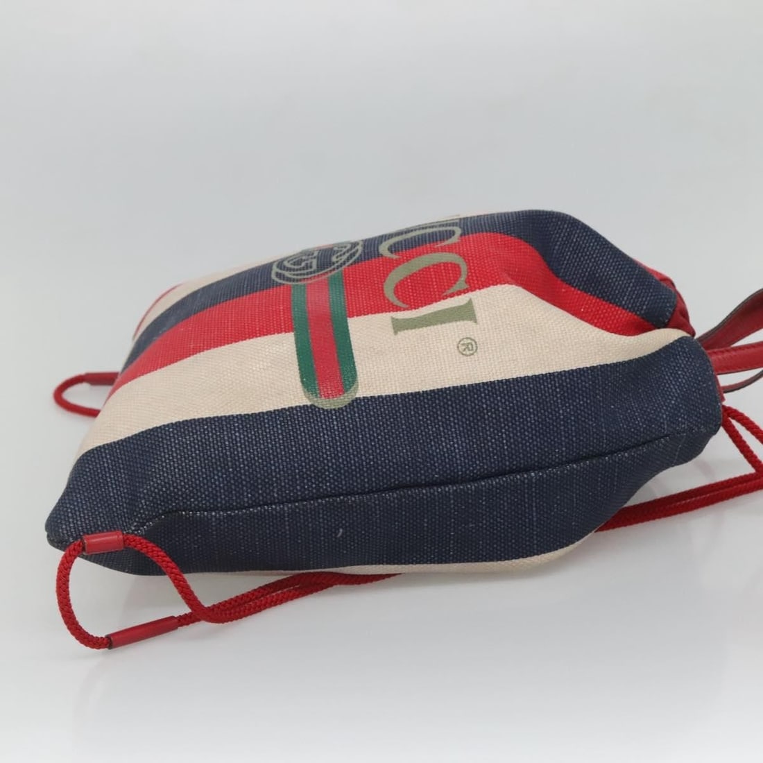 Gucci Logo Drawstring Canvas Backpack Multicolour - 4