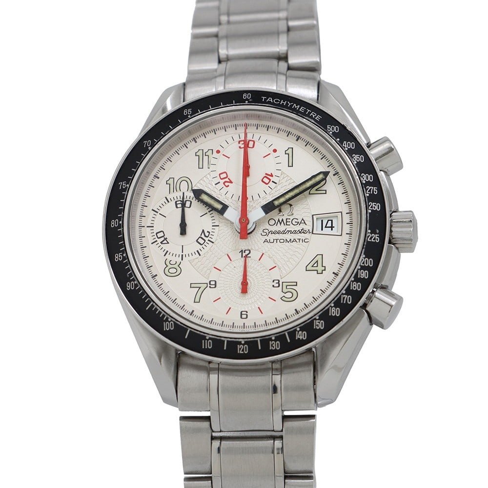 Omega Speedmaster Mark 40 Automatic Chronograph 3513.33 Silver Dial (1 of 16)