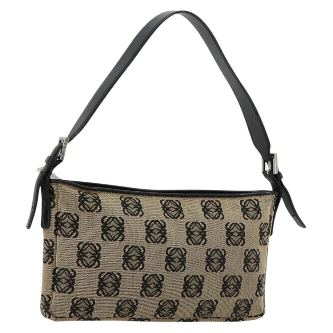 LOEWE Anagram canvas shoulder bag silver beige Spain (1 of 18)