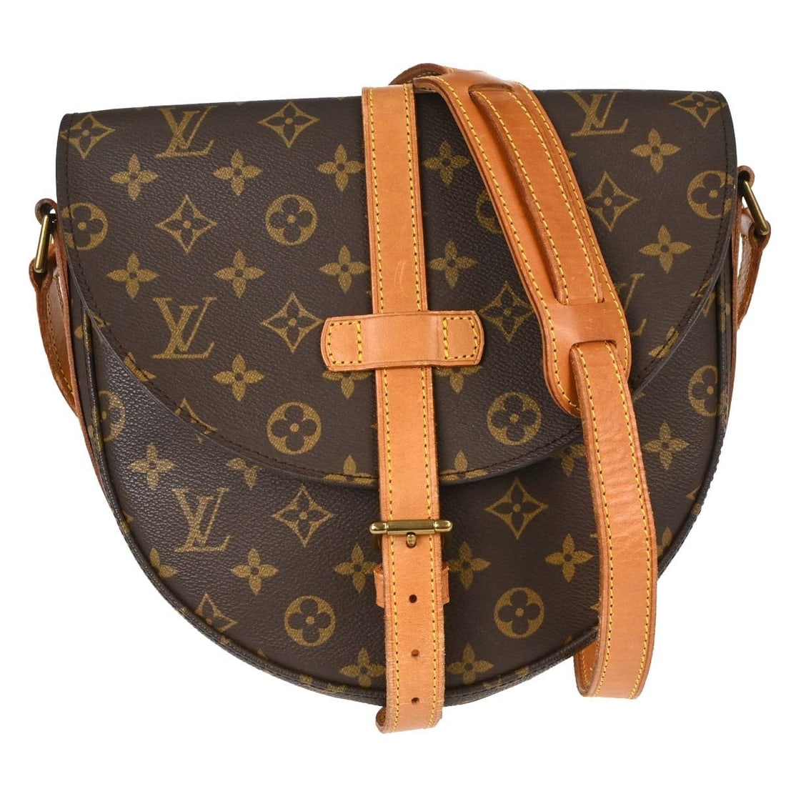 Louis Vuitton Chantilly GM Monogram Crossbody Bag: Louis Vuitton Chantilly GM Monogram Crossbody Bag This is a vintage Louis Vuitton Chantilly GM shoulder bag crafted from monogram canvas leather. Featuring a classic brown monogram pattern, the bag in