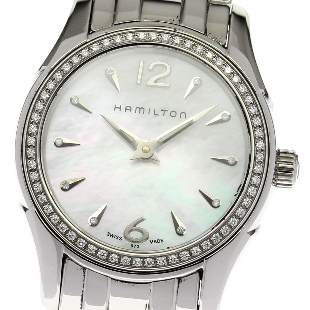 Hamilton Jazzmaster quartz ladies stainless steel wristwatch H32281197 (1 of 6)