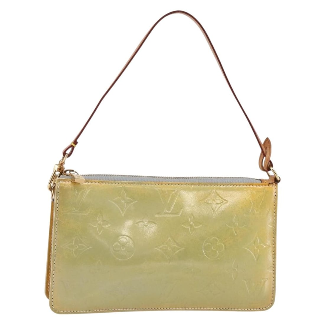 LOUIS VUITTON Monogram Vernis Lexington Pouch Gris M91056 Auth (1 of 18)