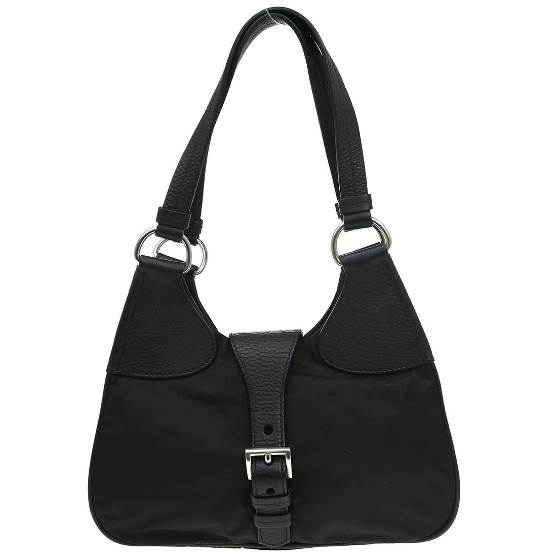 Prada Nylon Black Women Tote Bag Medium (1 of 7)