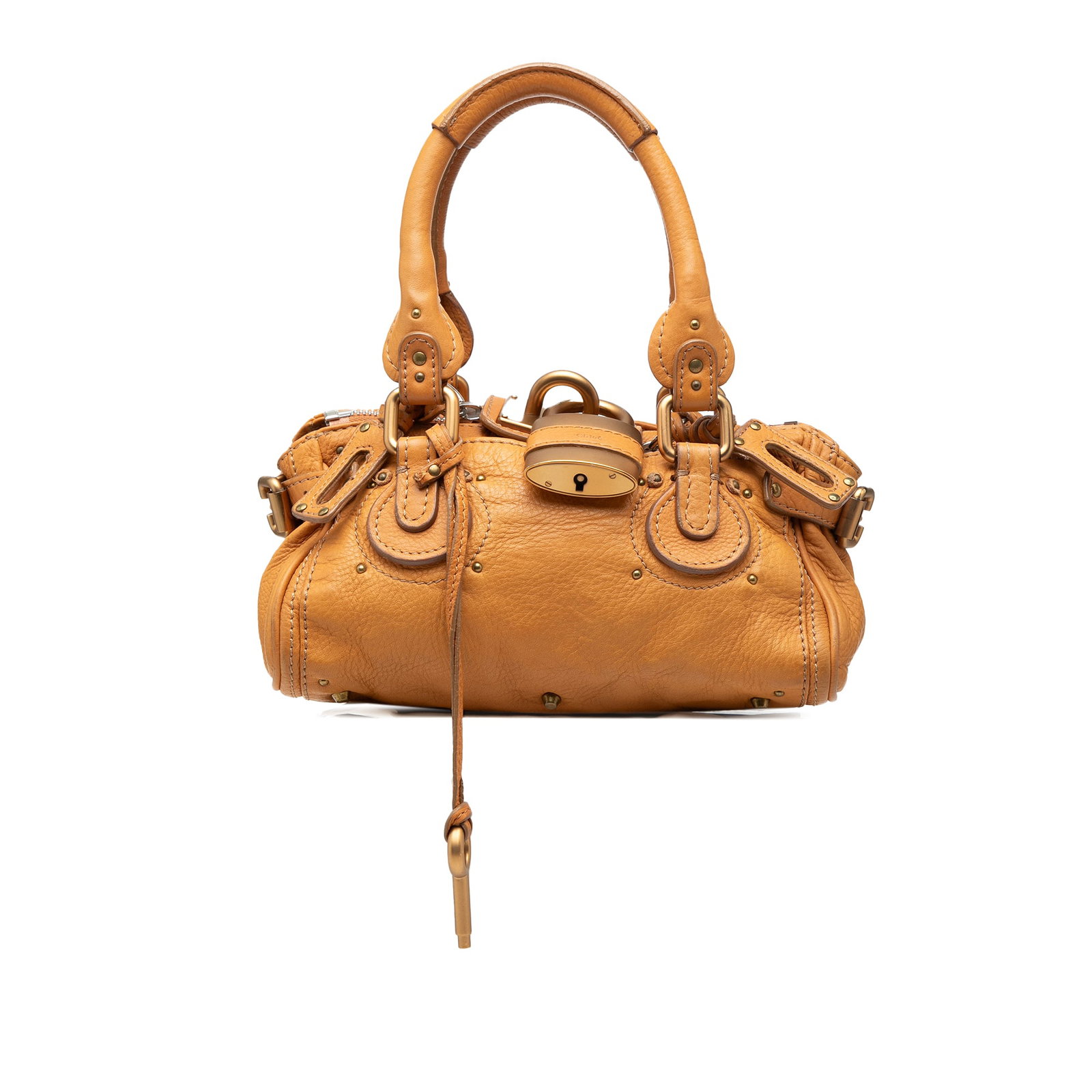 Chloe Paddington Mini leather handbag brown Italy (1 of 7)