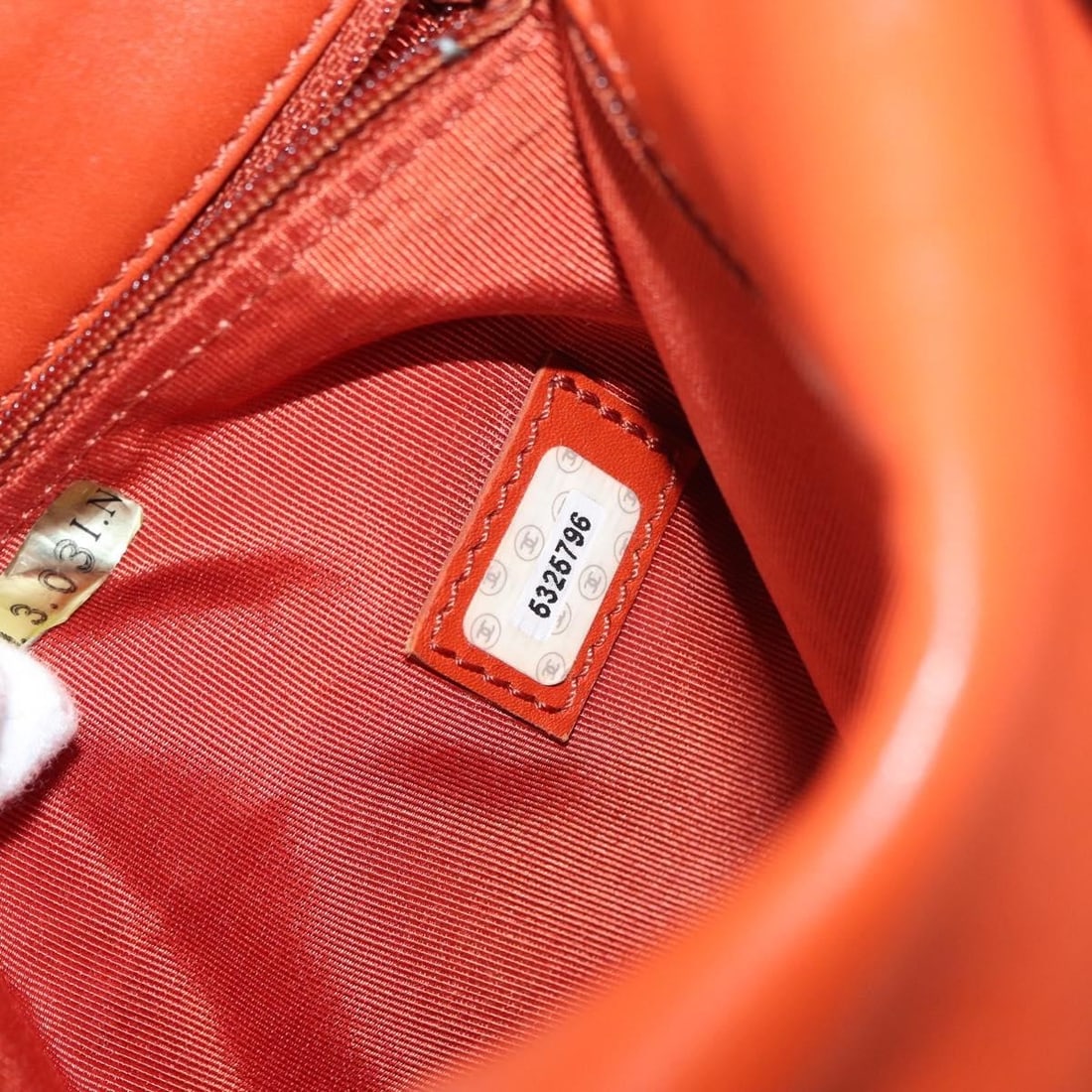 Chanel Orange Leather Patchwork Shoulder Bag - 11