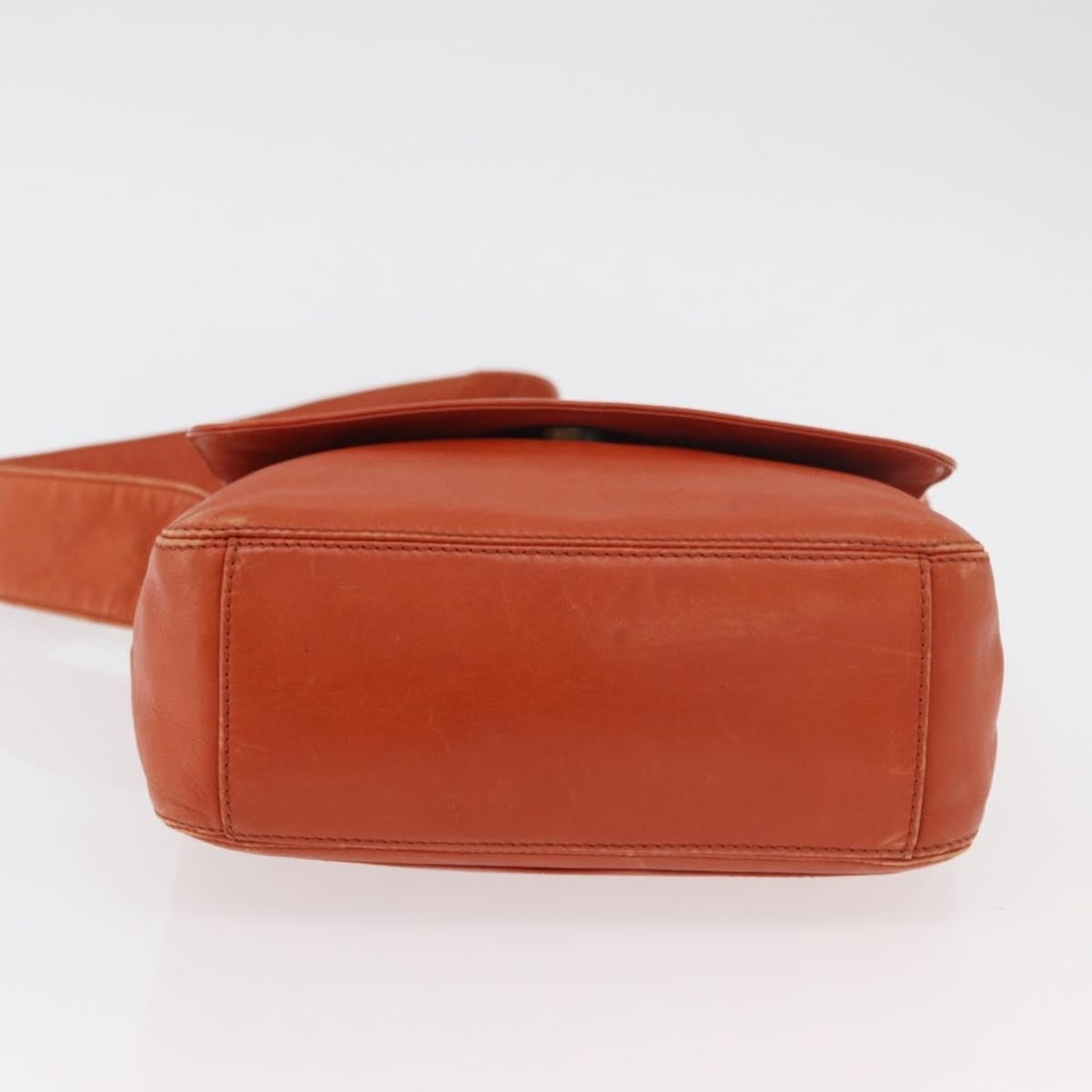Chanel Orange Leather Patchwork Shoulder Bag - 5