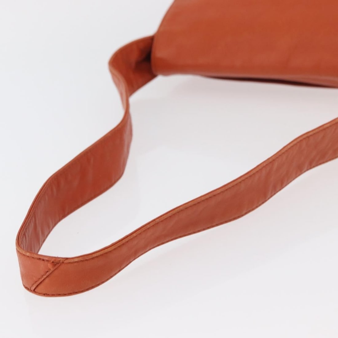Chanel Orange Leather Patchwork Shoulder Bag - 7